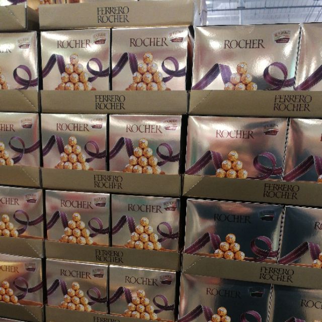 有發票 好市多代購 Ferrero Rocher 金莎 巧克力（3顆*16組 ，約共600g）