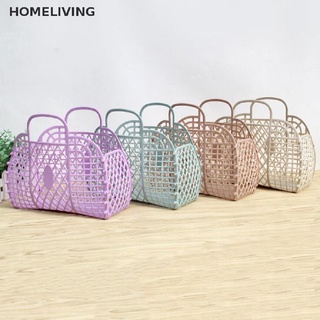 Home 浴室洗衣籃可折疊網狀便攜式塑料浴室洗衣籃