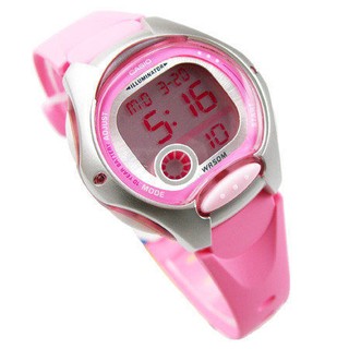CASIO卡西歐 LW-200-4B 電子錶 粉紅色 女錶 運動錶 計時碼表【時間玩家】