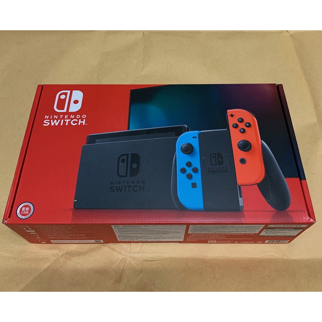 Nintendo 任天堂 NS Switch 主機 台灣公司貨 電力加強版 電量加強版 紅藍