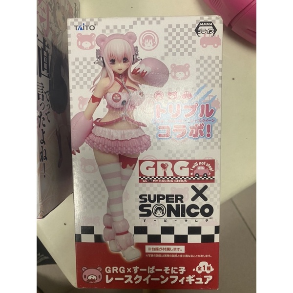 正版現貨、Taito GRG x Super Sonico超級索尼子、暴力熊聯名款、全新未拆