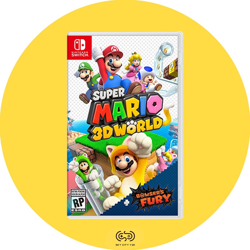 NS Switch 超級瑪利歐 3D 世界 + 狂怒世界 NS遊戲 Super Mario 3D World (一起玩)