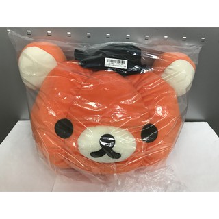 Toreba 日本空運 正版景品 Rilakkuma 拉拉熊 懶懶熊 萬聖節南瓜造型 大頭抱枕 娃娃