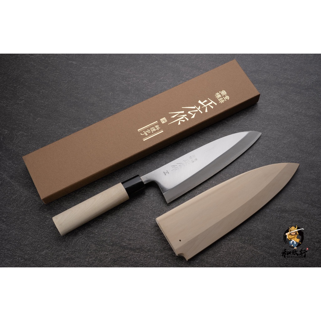 「和欣行」現貨、日本製 正廣作 黃紙鋼 (會鏽) 出刃 殺魚刀 魚刀 理肉刀 / 系列 Deba Knife