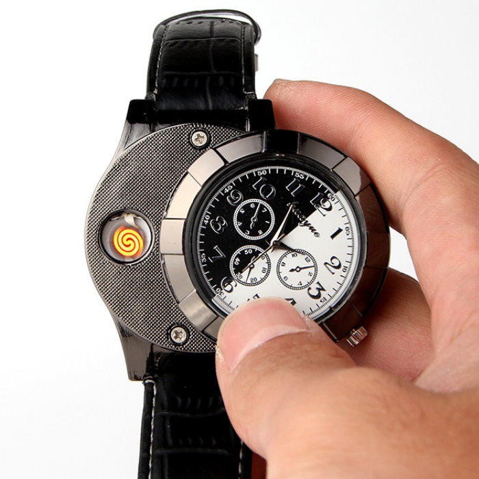 168 批發＊手錶點菸器667 經典時尚男性手錶 造型打火機 點煙器【GF459】