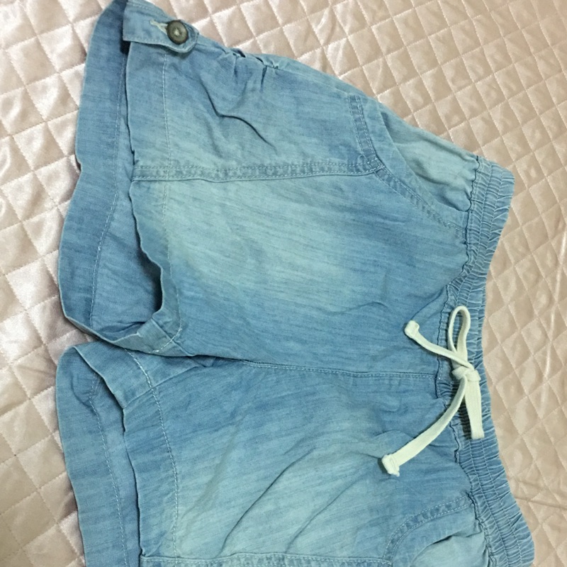 Bossini jeans 淺藍牛仔短褲 S(純棉）