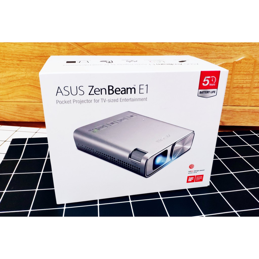 華碩 ASUS ZenBeam E1 掌上式行動電源LED投影機 二手 近全新 便宜賣
