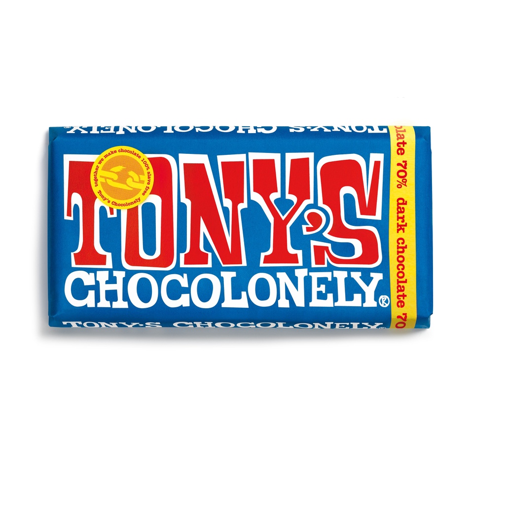 TONY'S CHOCOLONELY黑巧克力70% / 180公克　eslite誠品