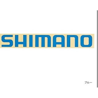 SHIMANO ST-015B 大型 LOGO 貼紙 (藍) 釣魚貼紙全新品