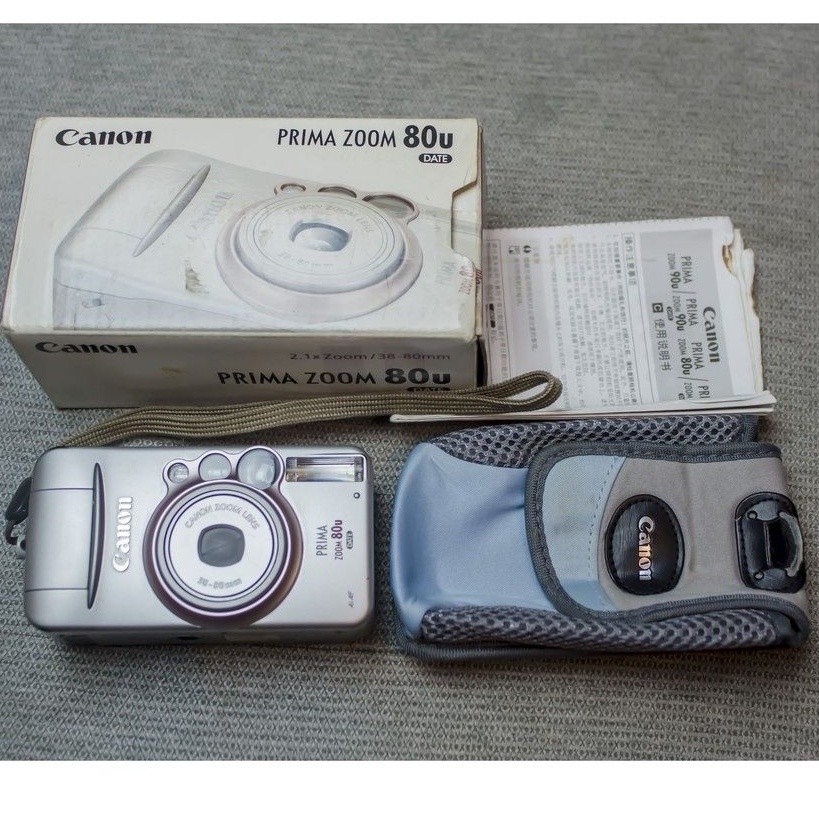 美品Canon Prima Zoom 80u(成色如圖95成新美品盒單全) 微距.功能強大.代購