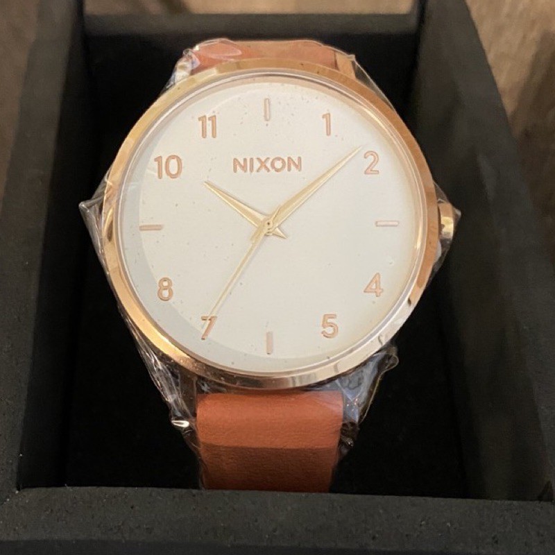 NIXON 女用 橙色 手錶 全新未使用