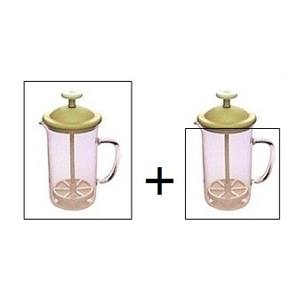 【米拉羅咖啡】買就送備用杯 一屋窯耐熱玻璃奶泡器 400cc 拿鐵必備奶泡杯 CP值高於寶馬 Tiamo Junior