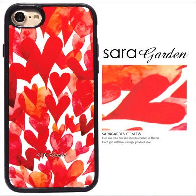 客製化 手機殼 iPhone 7【多款手機型號提供】滿版愛心 光盾 L032 Sara Garden