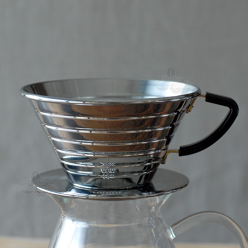 【日本 Kalita】新款 185 不鏽鋼 波浪濾杯（2-4人用）蛋糕濾杯