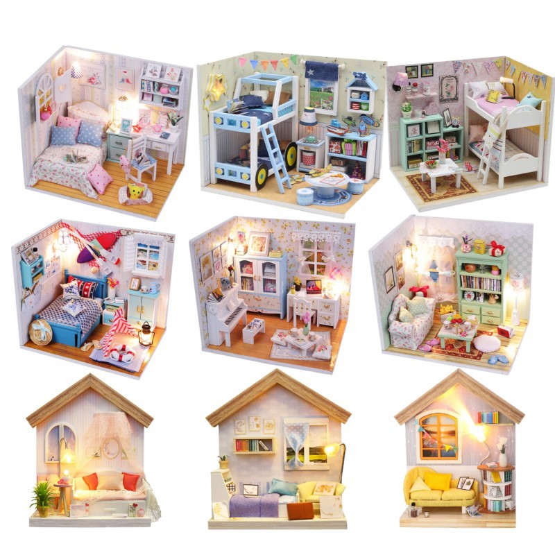 現貨在台下單就寄出diy小屋袖珍屋模型屋手作小屋弘達diy 麥多玩具精品 蝦皮購物