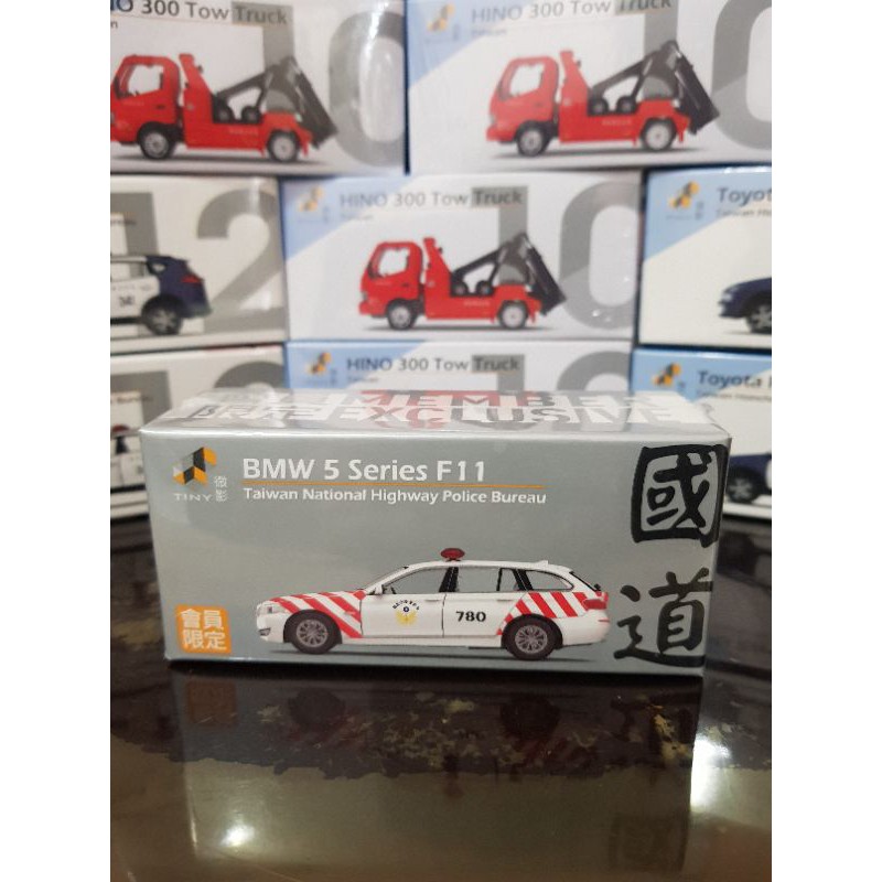 Tiny 微影會員限定bmw 5 F11 國道警察車紅斑馬警車 蝦皮購物