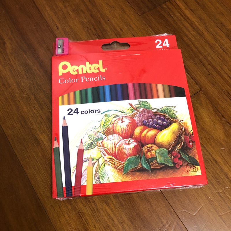 Pentel24色色鉛筆（全新未拆封）