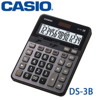 <秀>CASIO 專賣店公司貨保固2年附保證卡及發票14位數計算機(菲律賓製) DS-3B 大型商用稅率
