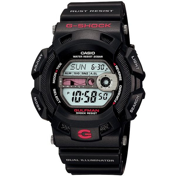 CASIO   G-SHOCK  G-9100-1D 極限運動型男專用 開發票 保固一年 G-9100 國隆手錶專賣店