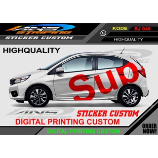 BRIO SUPREME 汽車切割貼紙 BRIO JAZZ AGYA 汽車貼紙等