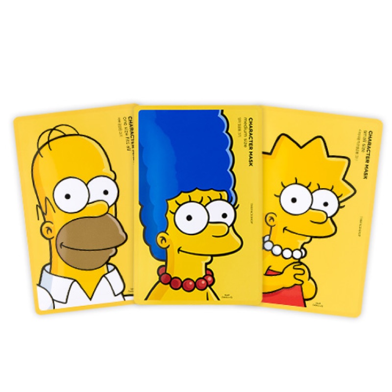 全新The face shop x Simpsons 聯名系列-面膜