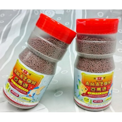 魚飼料亞馬遜金魚熱帶魚專用飼料海豐100g 浮上性小顆粒 蝦皮購物
