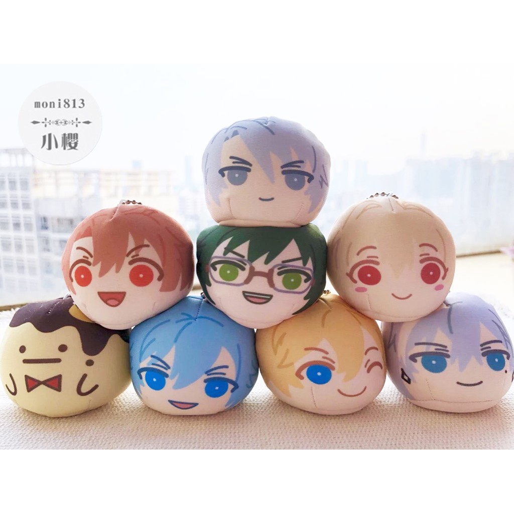 8折特價 日版現貨 idolish7 饅頭糰子 偶像星願 王樣國王布丁 大和 三月 四葉環 八乙女樂 沙包吊飾 娃娃