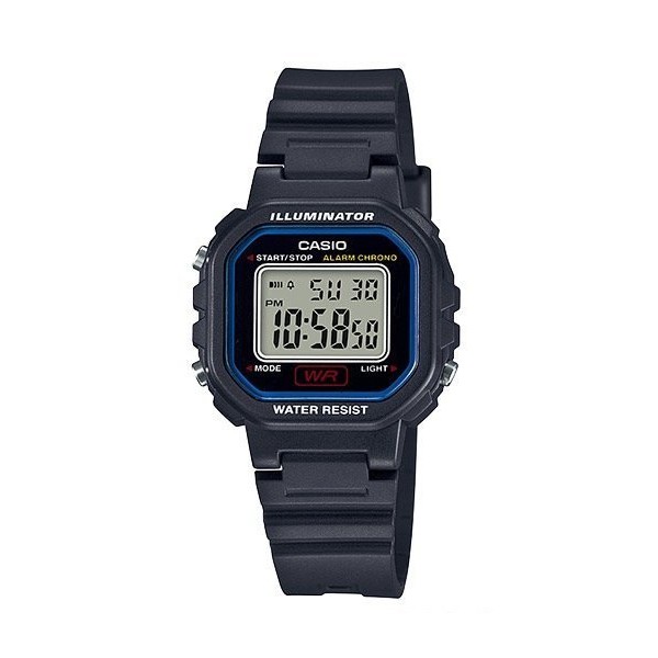 CASIO 卡西歐 小巧方形錶多功能造型運動錶 LA-20WH-1C LW-200-4B