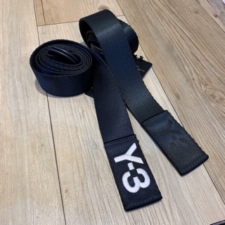 Y-3 山本耀司 Logo Belt Black 黑色 深藍 腰帶 皮帶