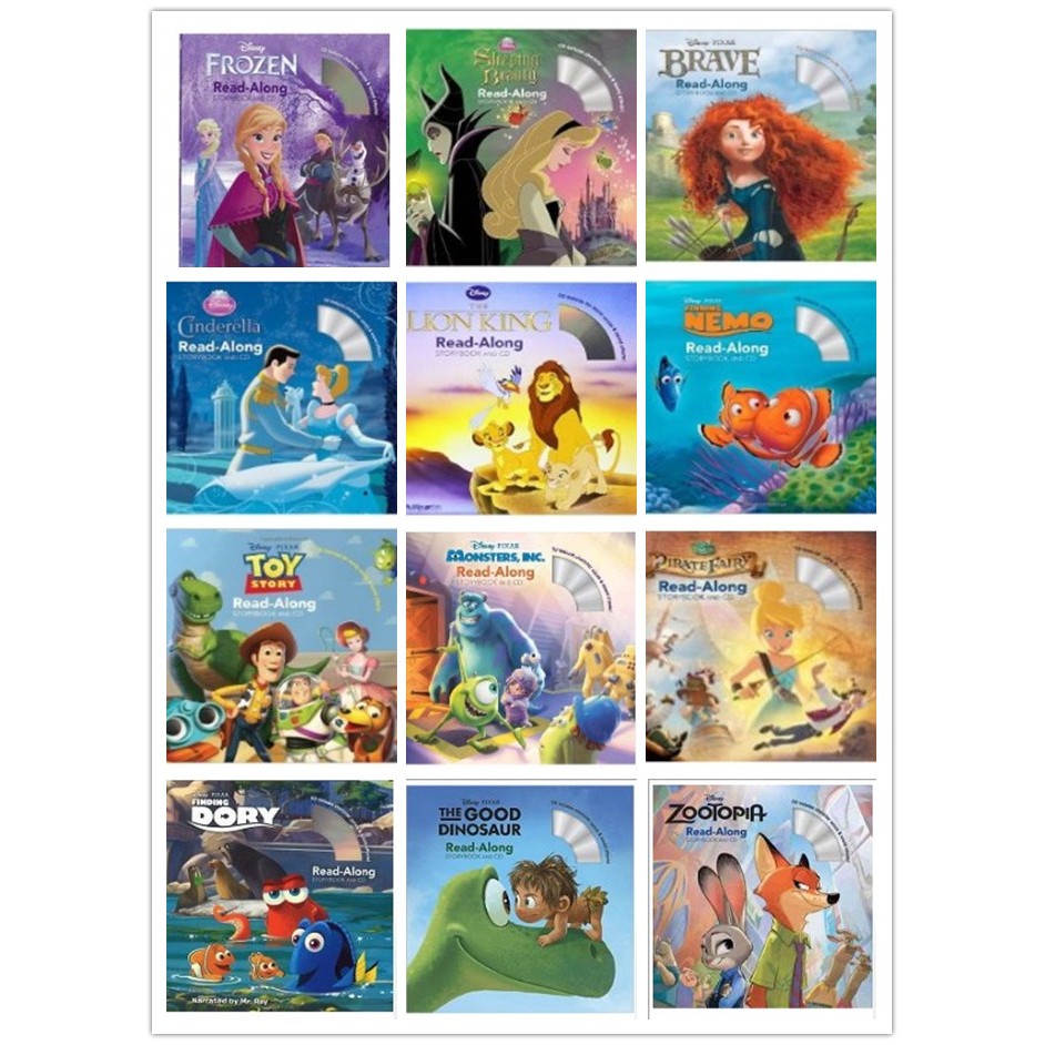 Disney Read-along 英語故事有CD有聲書（購買前請先詳閱說明前兩行）目前共30本