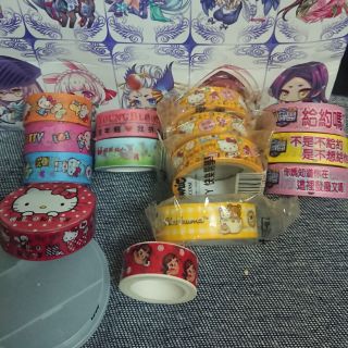 膠帶 Hello Kitty 勁舞團 捐血中心 7-11 餅乾 裝飾紙膠帶 小膠帶 紙膠帶