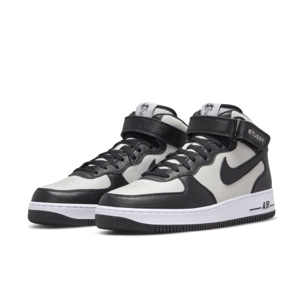 【ZAjapan】日本代購 STUSSY × NIKE AIR FORCE 1 MID 黑白 熊貓 高筒