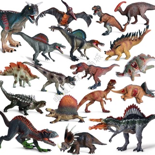 侏羅紀世界 恐龍模型 實心恐龍玩具 小藍迅猛龍 帝王暴龍 霸王龍 混種迅猛龍 甲龍 滄龍 棘龍 金剛骷髏島暴龍 #2