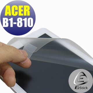 【EZstick】ACER Iconia One 8 B1-810 專用 靜電式平板LCD液晶螢幕貼 (可選鏡面或霧面)