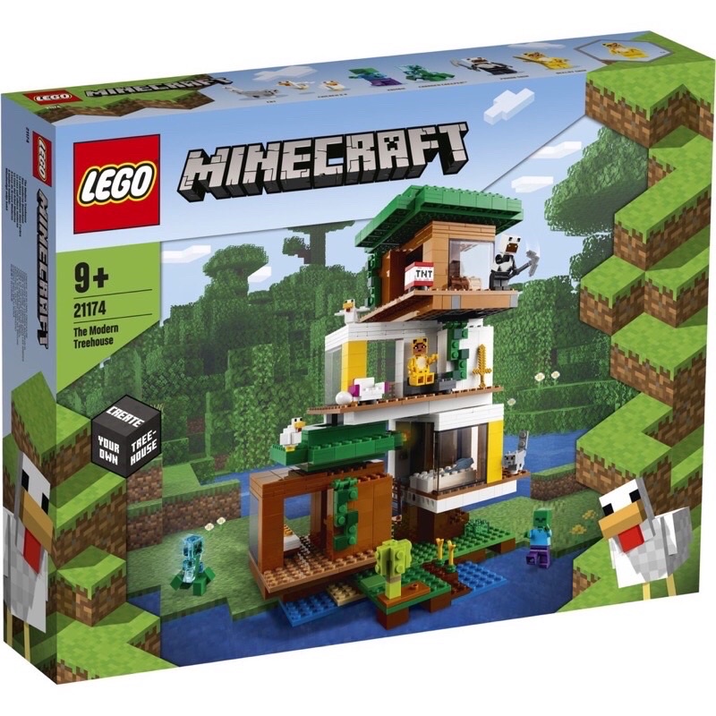 LEGO 樂高 21174 Minecraft The Modern Treehouse 樹屋 冒險 全新未拆