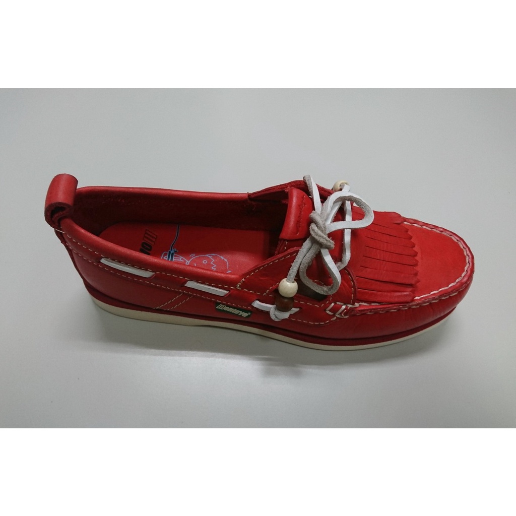 【奇奇】montoya 女款 紅色-舒適真皮帆船鞋 M83491W26