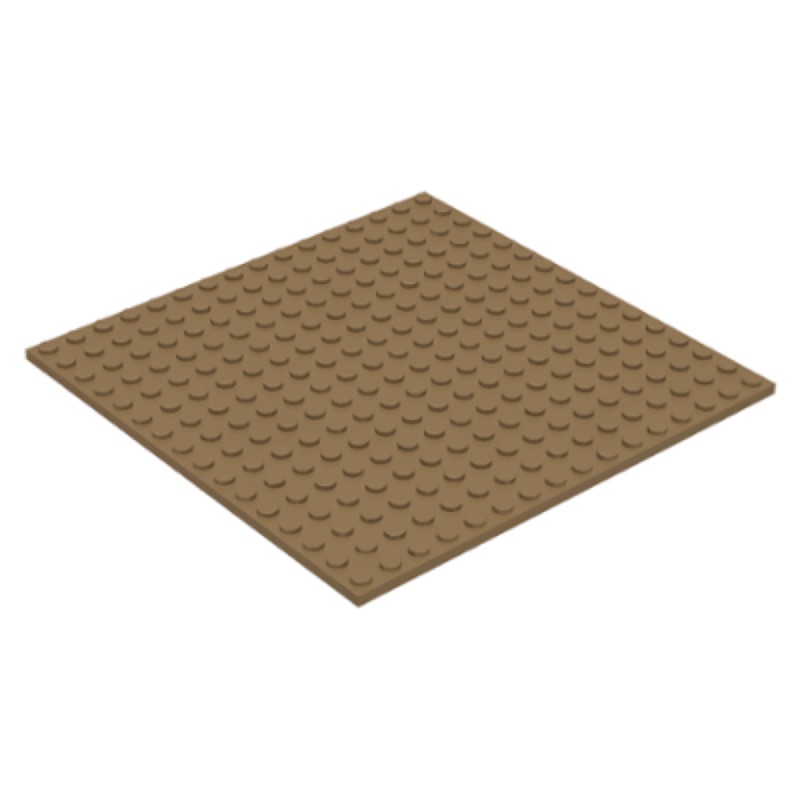 LEGO 樂高 深米色 深沙色 平板 16x16 91405