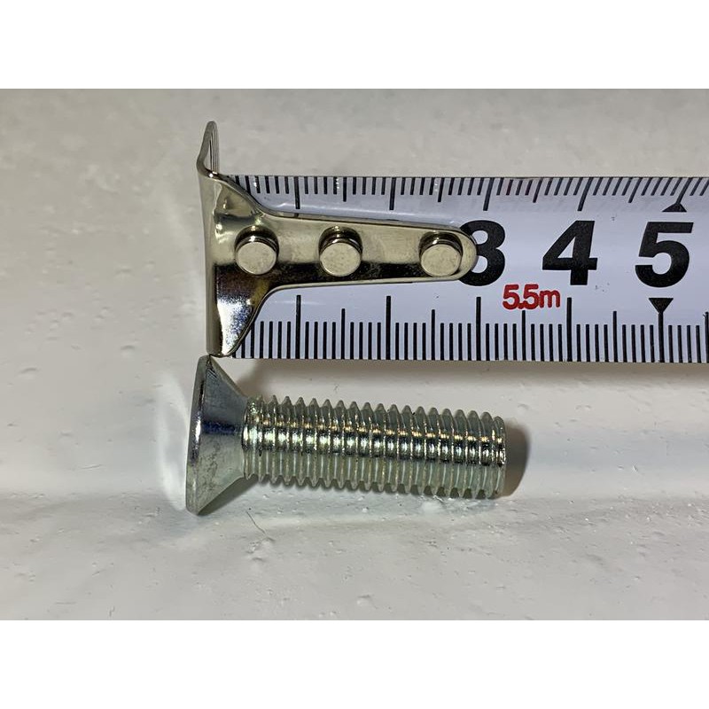 電鍍 鍍鋅 M10*35 皿頭十字 機械牙螺絲 牙規1.5 沙拉頭 單支