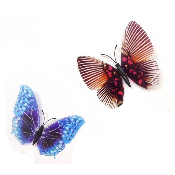 8251 仿真蝴蝶夜光冰箱貼 3D立體磁吸蝴蝶壁貼牆 園藝裝飾 婚禮佈置 居家裝飾
