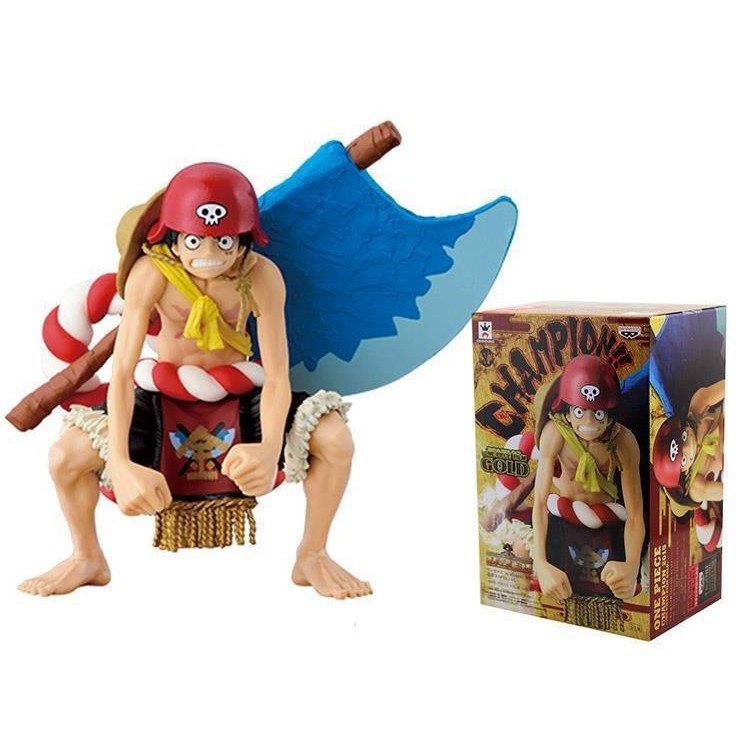 惠美玩品現貨日版海賊王scultures Big 公仔1609 魯夫one Piece Film Gold 蝦皮購物