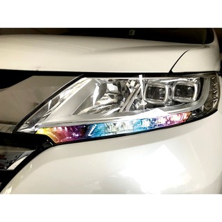 小馬汽車工坊 HONDA Odyssey 7彩透明車燈眉 DIY燈眉貼