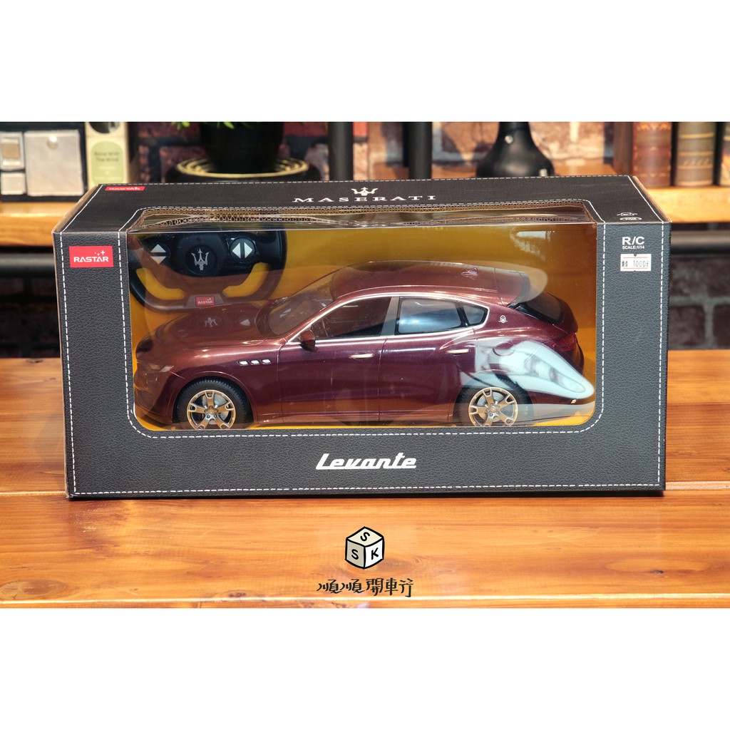 1:14 瑪莎拉蒂 MASERATI Levante 酒紅色 超跑模型遙控車 原廠授權