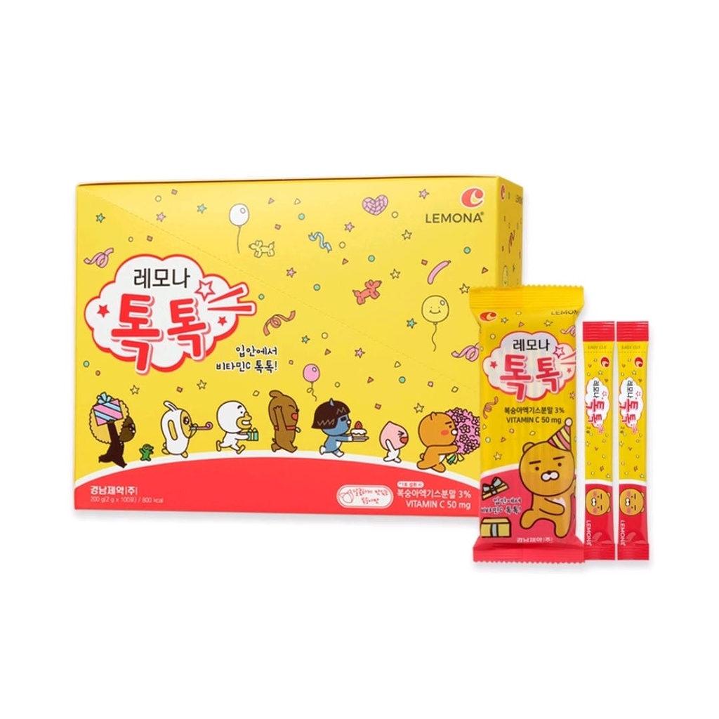【韓國預購】KAKAO FRIENDS × LEMONA  兒童維他命C跳跳糖 水蜜桃口味 ❣樂在韓國代購❣