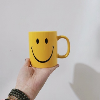 DOUBBLE 生活家居韓國ins同款網紅Smile笑臉陶瓷馬克杯早餐杯牛奶杯水杯咖啡杯子#超取請聊聊我#預購