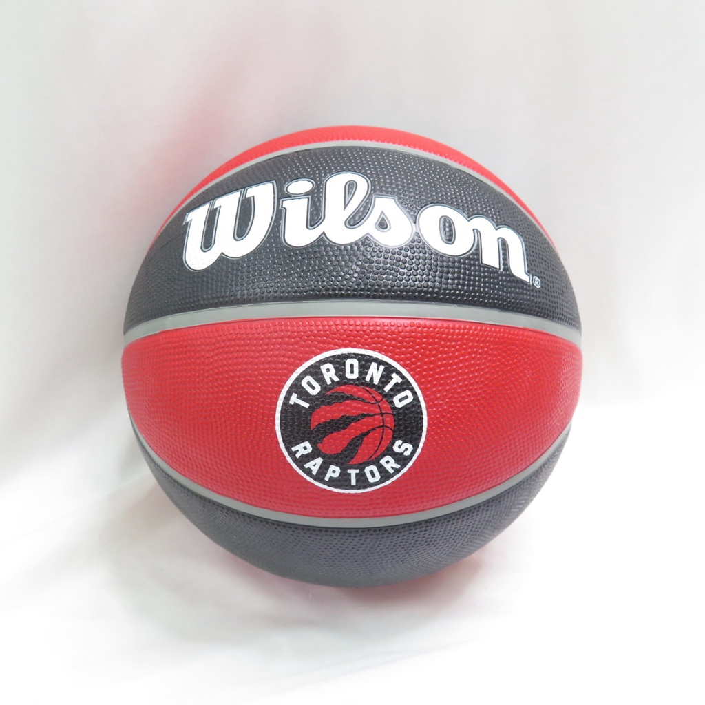 WILSON 維爾遜 NBA隊徽系列 七號籃球 暴龍 橡膠 WTB1300XBTOR 紅【iSport商城】