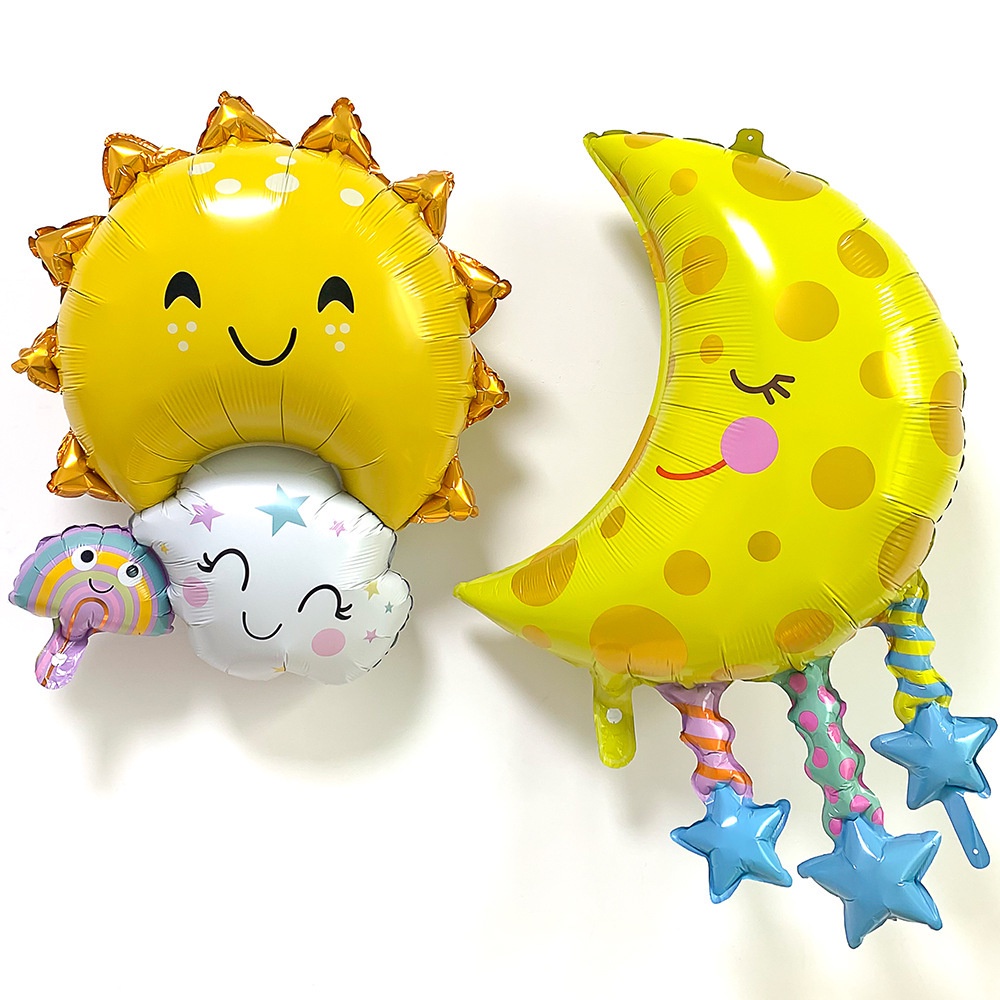 氣球棒 T.S新款太陽  手持氣球 生日氣球組 求婚氣球  空飄氣球 鋁膜氣球 兒童玩具