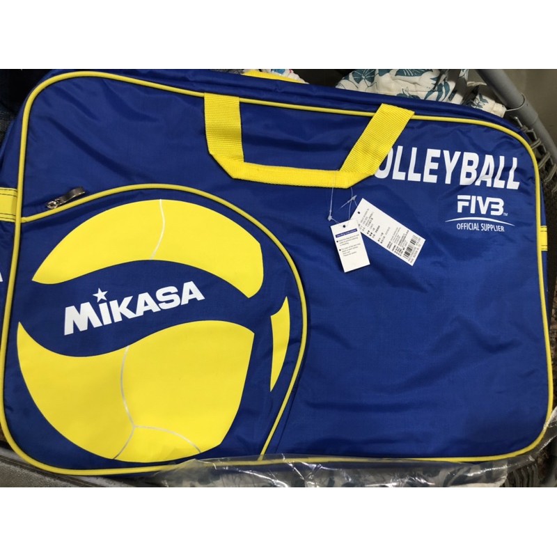 ◇ 羽球世家◇【排球】Mikasa 6入裝 排球袋 (6個入) 新品 黑與藍