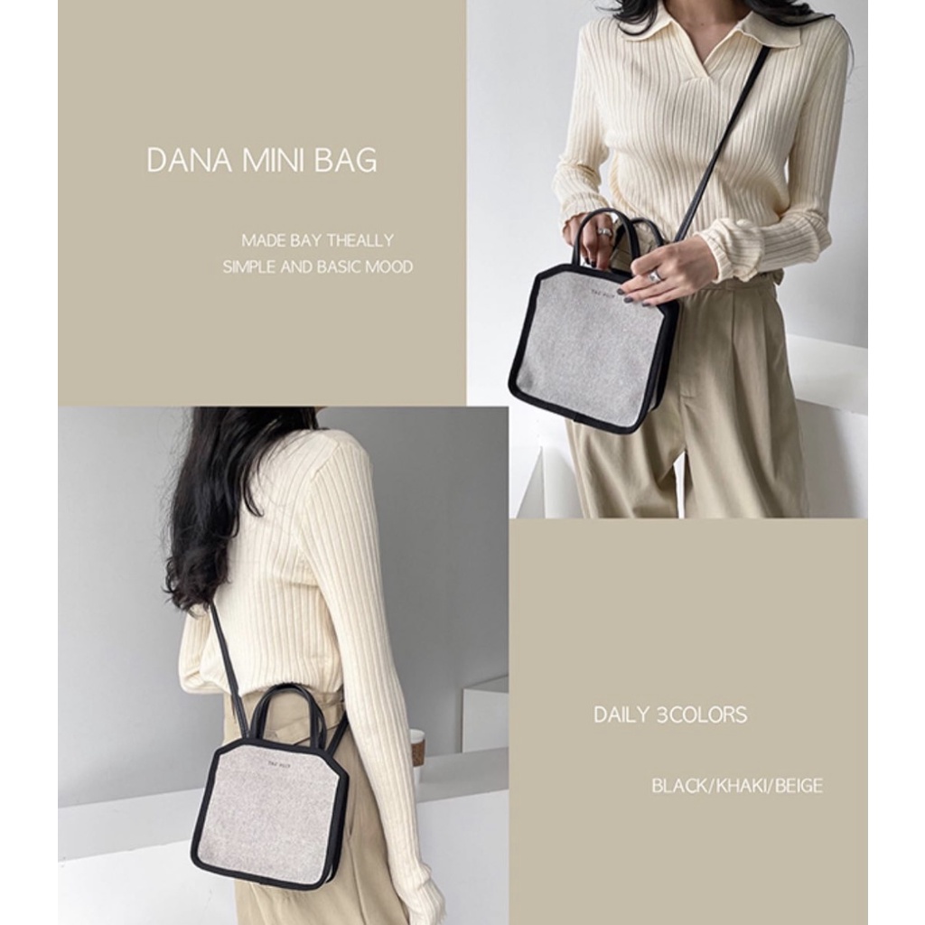 【現貨】 正韓 The Ally 迷你帆布包 Dana Mini bag ᴳ'ᴰᴬᵞ