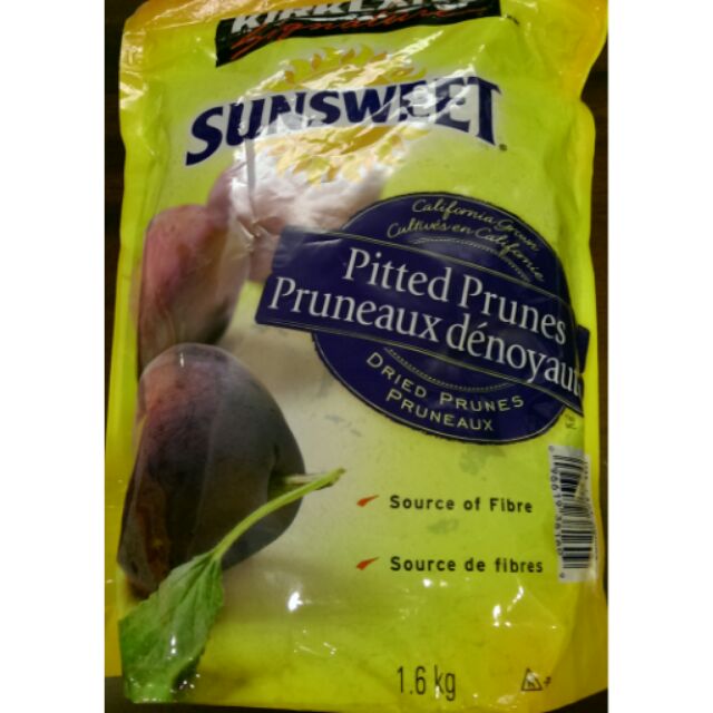 [May 的小舖] Costco KIRKLAND Sunsweet 無籽加州李 加州梅乾(1.6公斤)