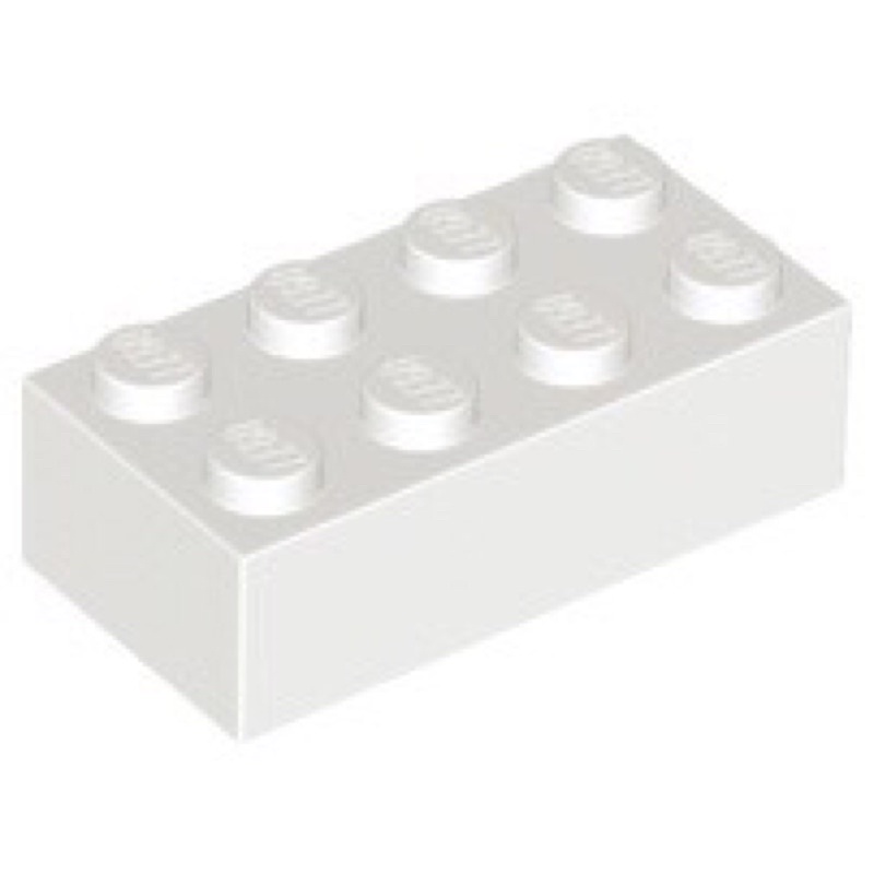 《安納金小站》 樂高 LEGO 白色 2x4 基本磚 顆粒磚 二手 零件  300101 3001